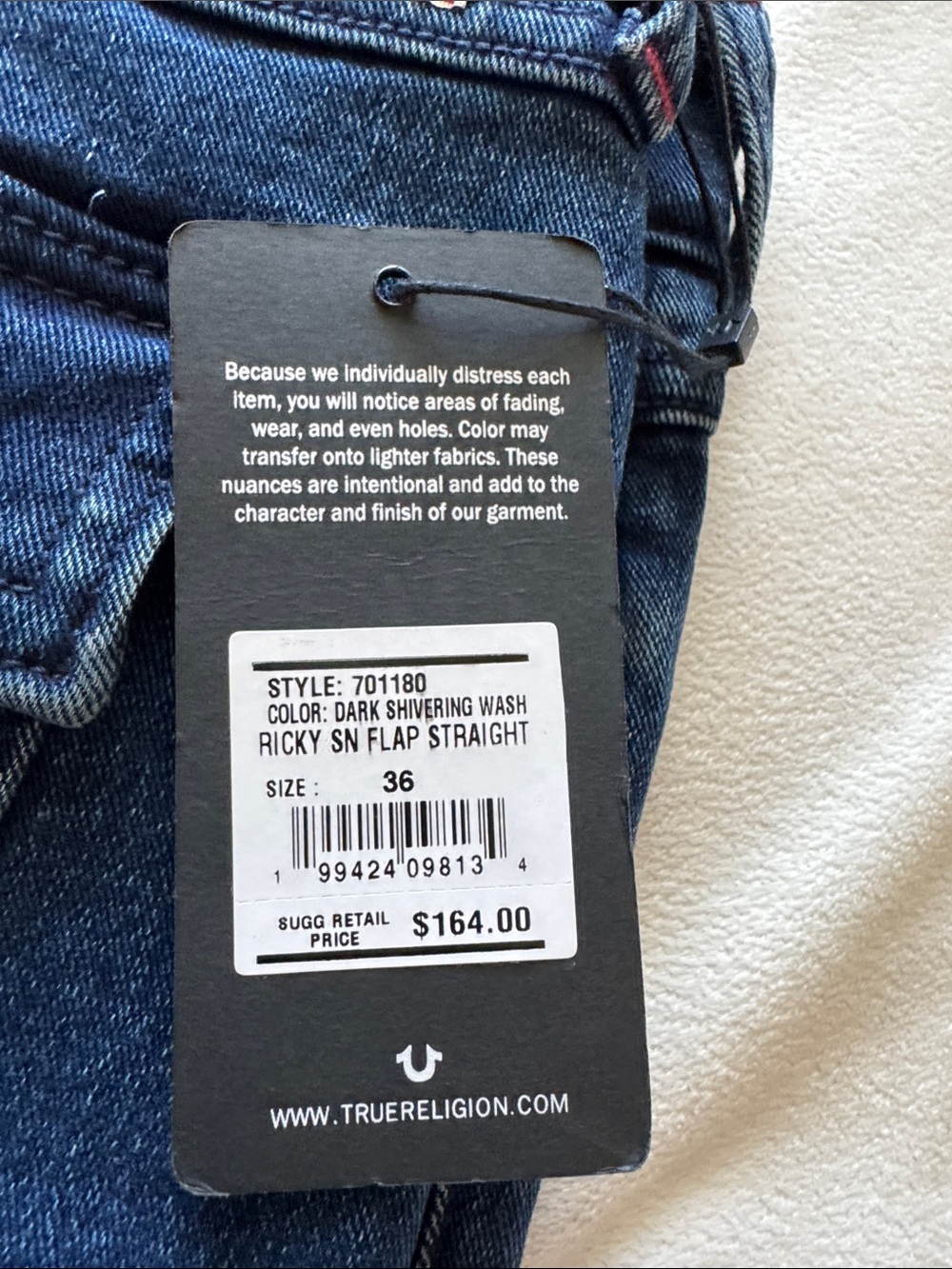 True Religion Ricky jeans - Picture 9 of 9